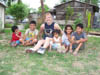 Brianna with Neighborhood Children